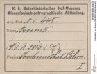 Etiketten zu Arsen (NHMW-MIN-Ai445)